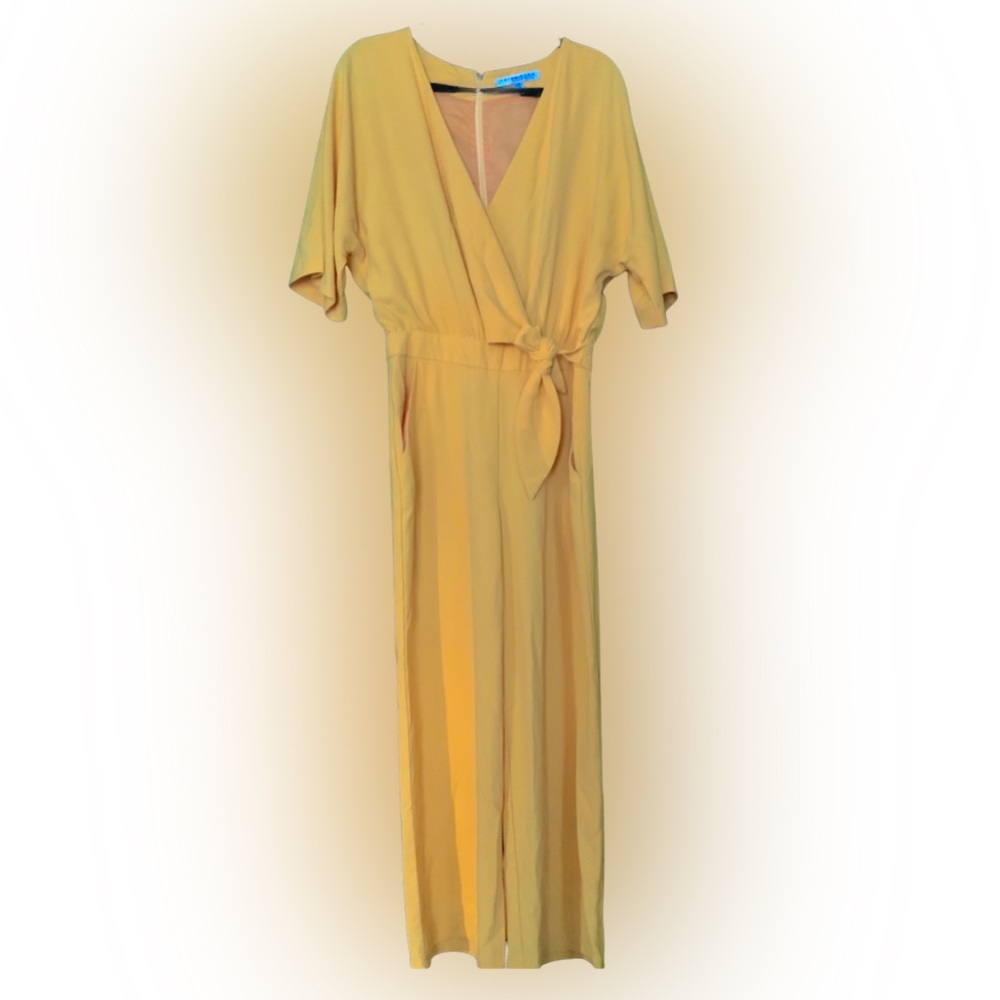 Trina Turk Canary Yellow Jumpsuit